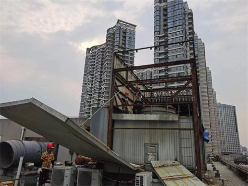 冷卻塔填料：方形冷卻塔的清除工作一般有幾種方案(圓